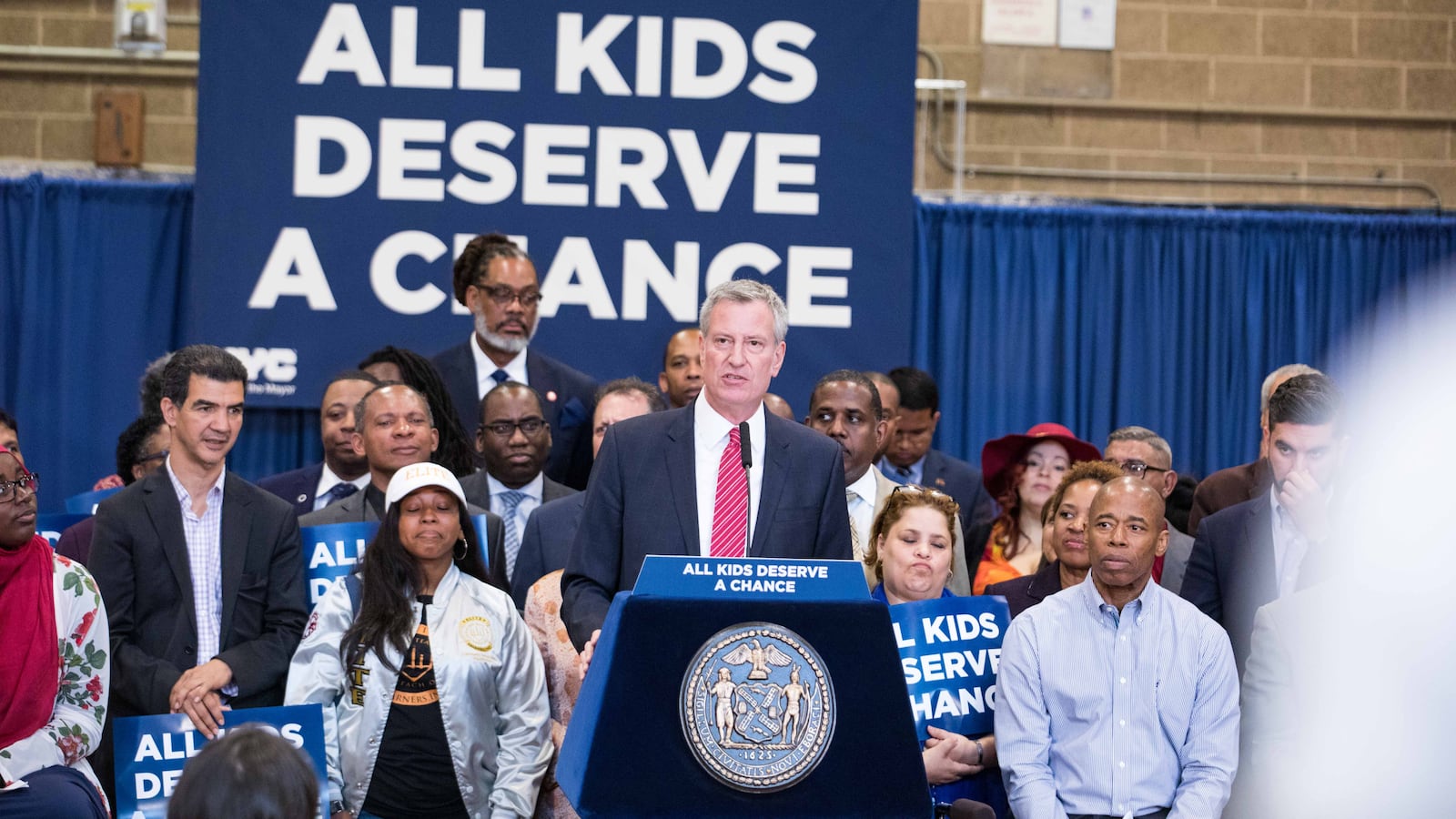 New York City Mayor Bill de Blasio is pushing for admissions changes at specialized high schools.