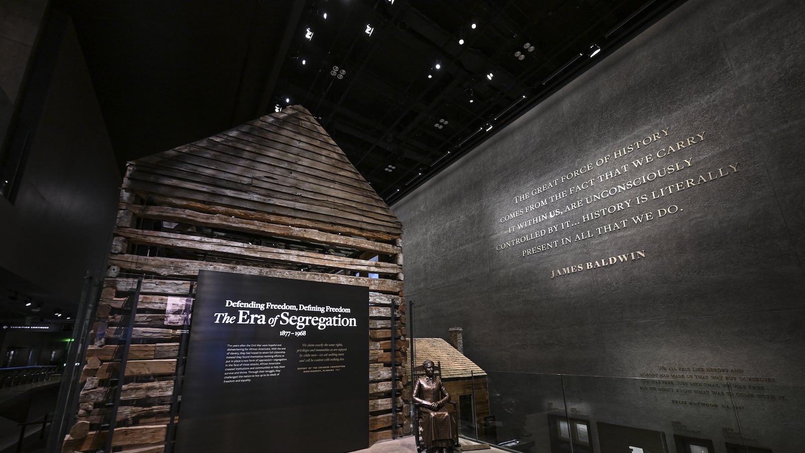 An inside view of the National Museum of African American History and Culture in Washington, DC. United States on March 22, 2023.