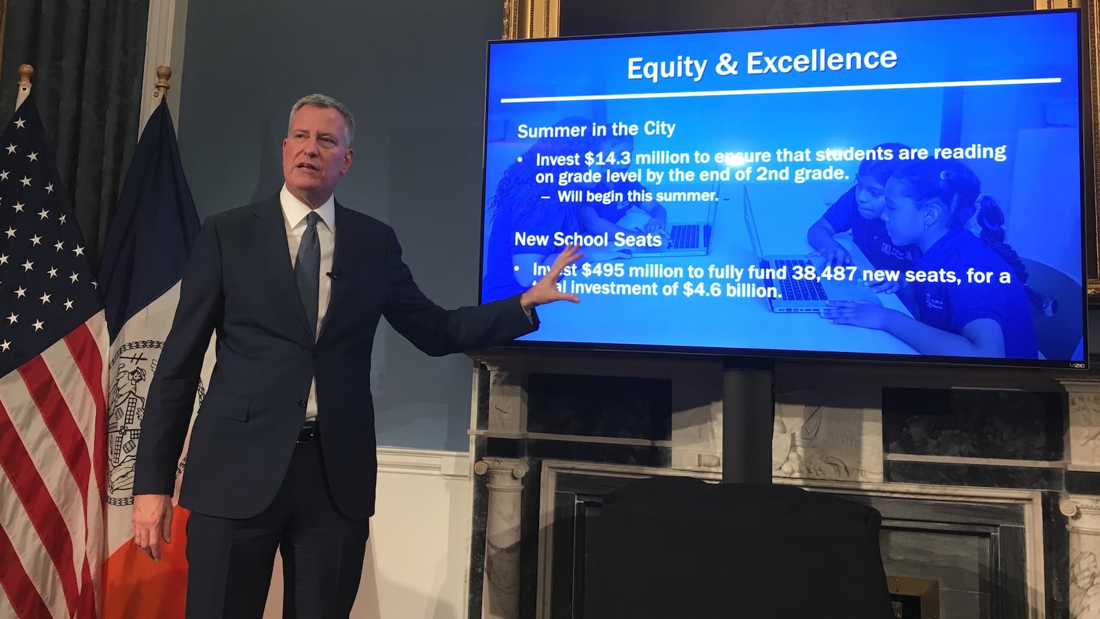 Mayor Bill de Blasio unveiled his preliminary budget proposal Tuesday.