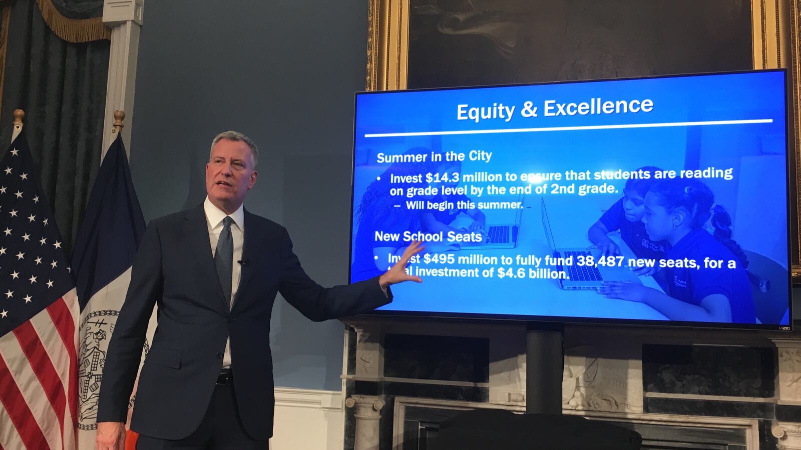 Mayor Bill de Blasio unveiled his preliminary budget proposal Tuesday.