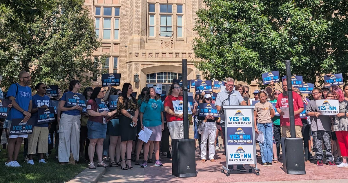 Colorado school funding advocates launch campaign in support of Proposition NN Colorado school funding advocates launch campaign in support of Proposition NN