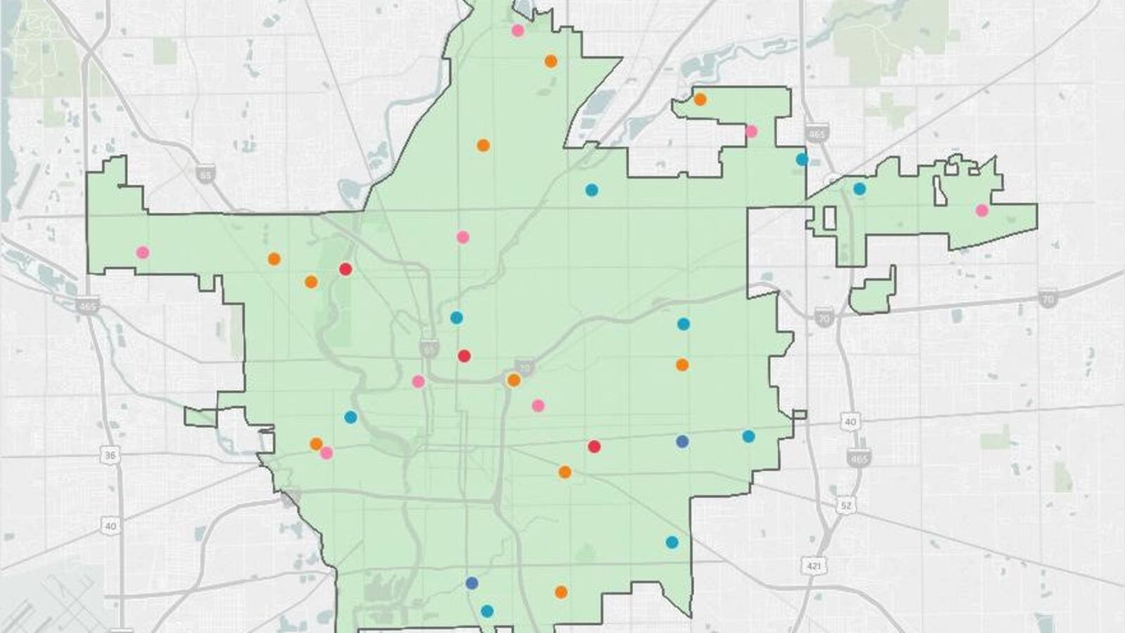 Schools in Center Township.