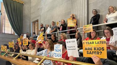 Amid clamor from protesters, Tennessee Senate passes bill to arm some teachers