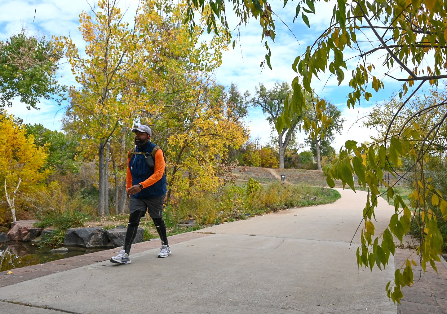Community College of Aurora president gets his steps in to raise money for students