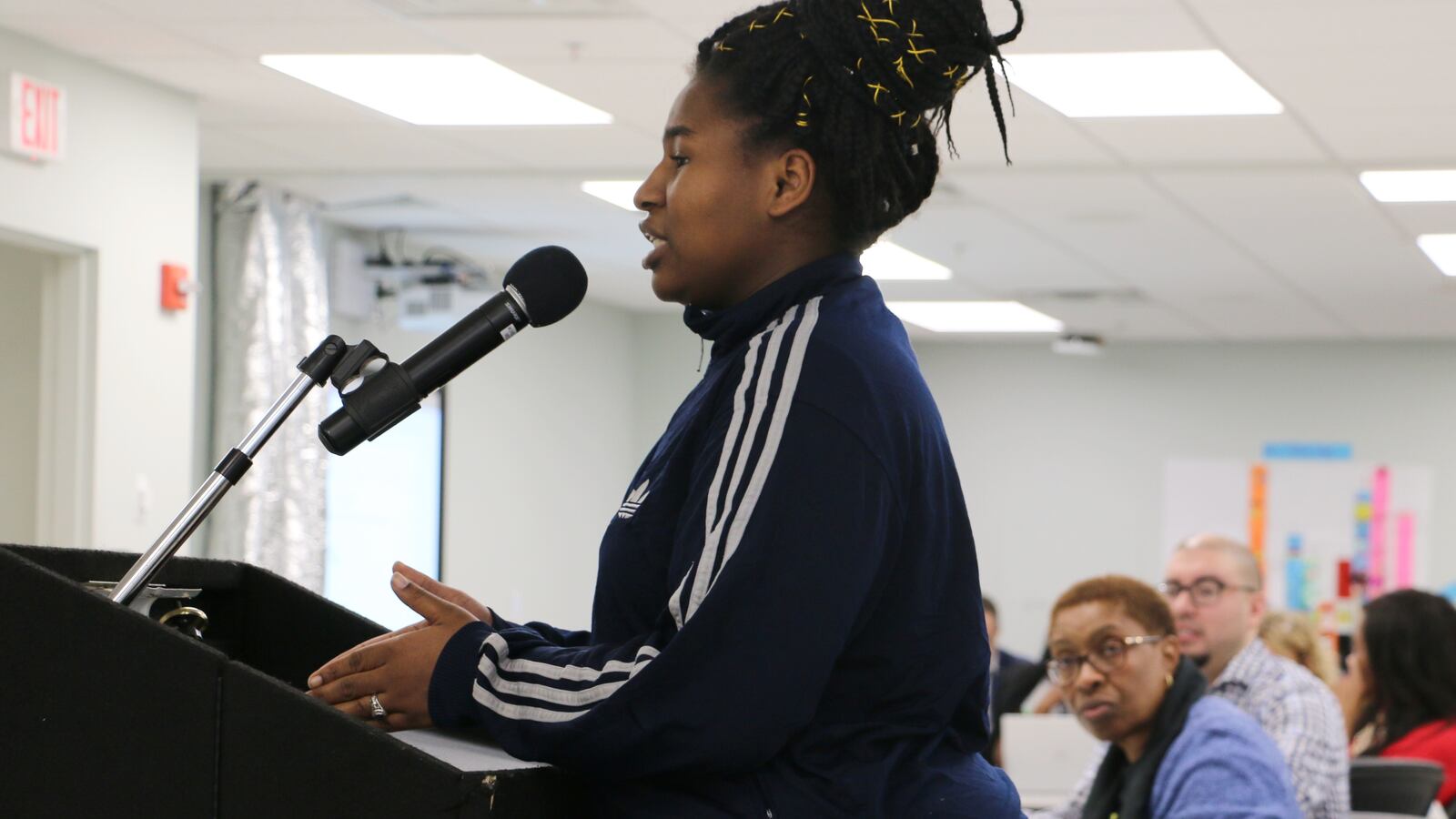 Sierra Etes, the student-body president at Science Park High School, told the Newark Board of Education  that some students have described a “culturally insensitive climate” at the school.