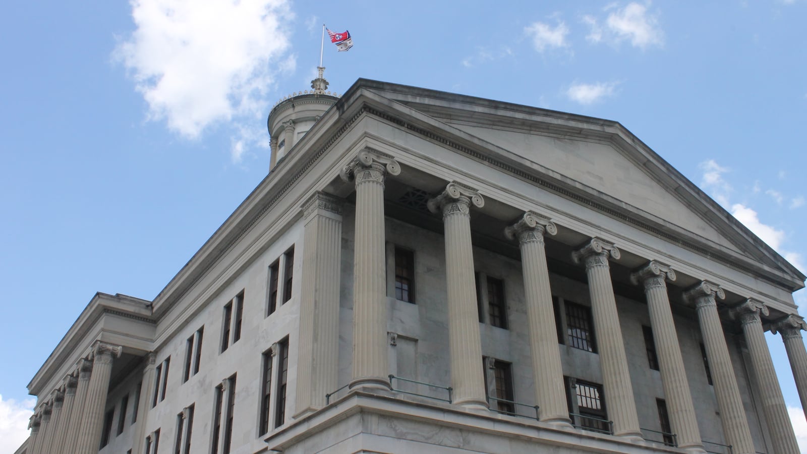 The Tennessee State Capitol stands in downtown Nashville.