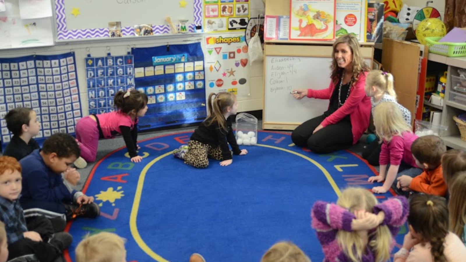 Children in a Great Start Readiness Program Classroom, which would see a funding increase under  Gov. Gretchen Whitmer's proposed budget.