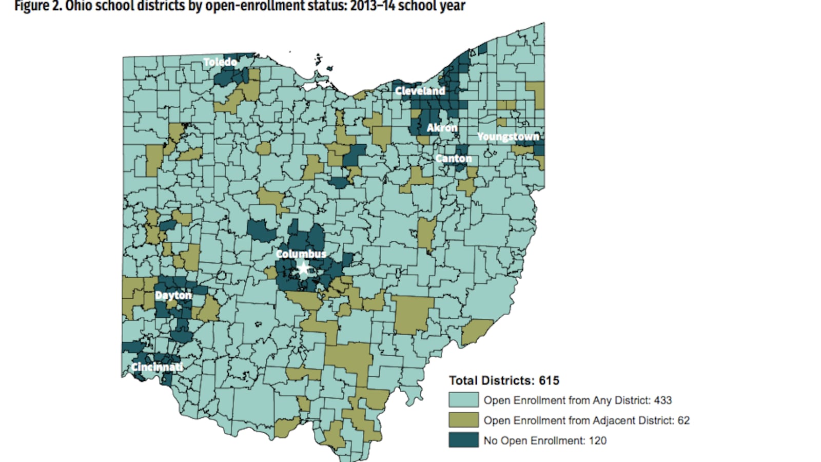 In Ohio, suburban school districts close themselves off from city