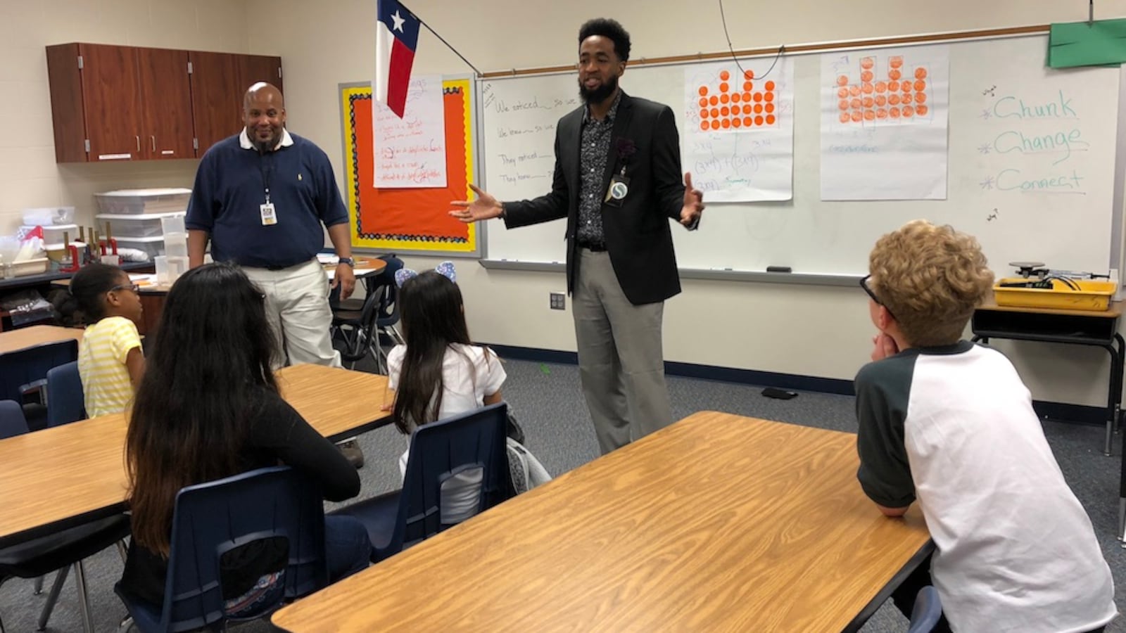 Terrance O'Neil, left and Tim Livingston will participate in the first-ever Great American Teach-Off March 7.