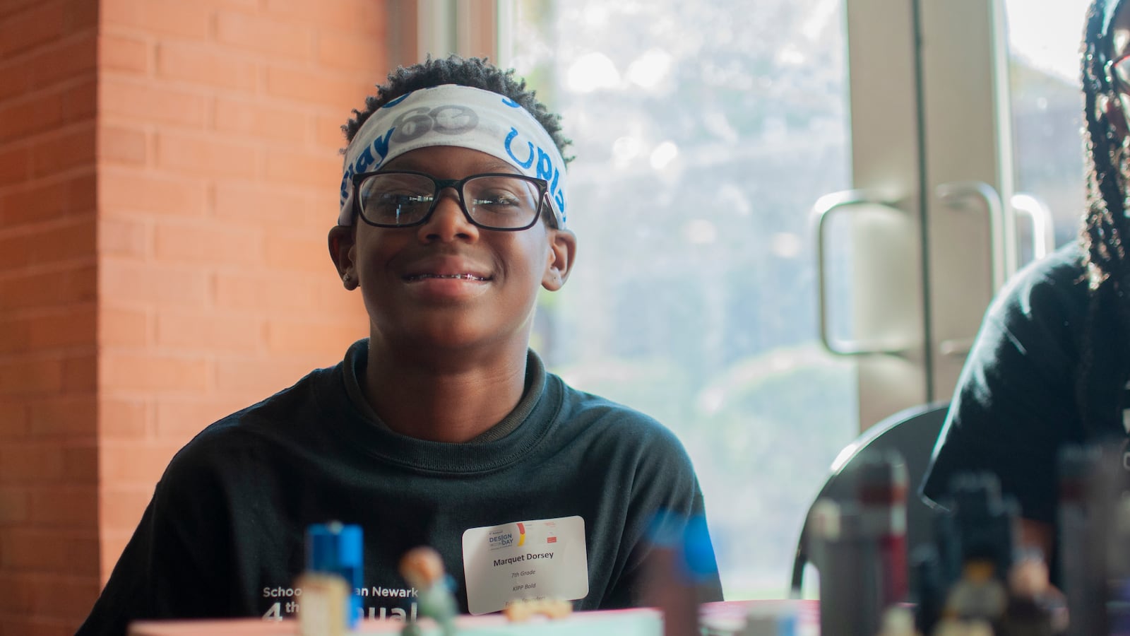 Marquet Dorsey, a seventh grader at KIPP Bold charter school, was a member of the team that won the "People's Choice" award at Design Day.