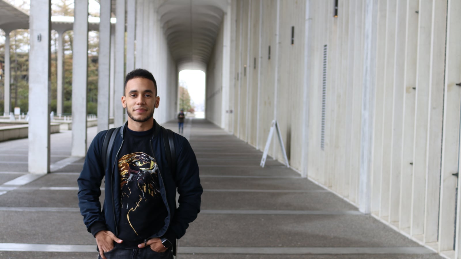 Daviary Rodriguez, a freshman at the University at Albany.
