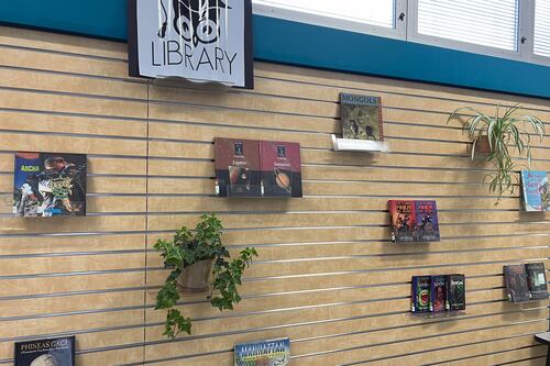 In Mr. Biddle’s book club, the focus is on banned books