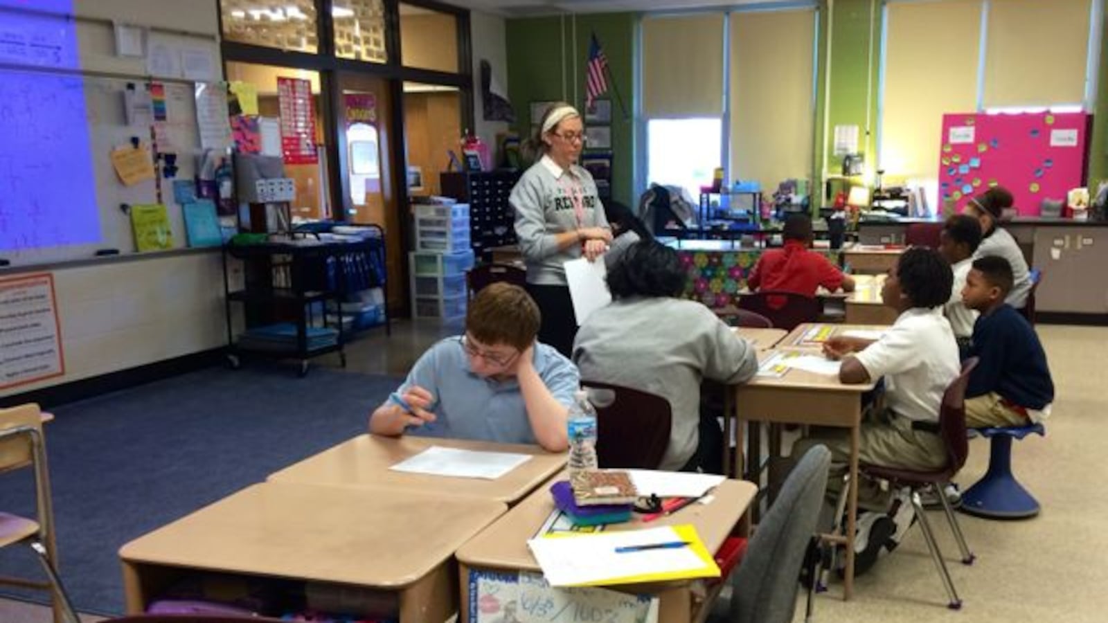 Megan Smith teaches math at Arlington Woods School 99, which is a Project Restore school.