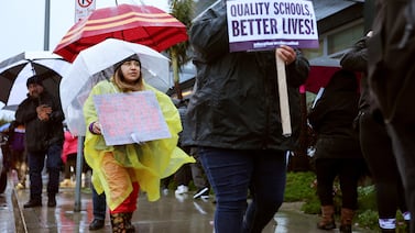 Parents scramble — and voice support — as strike disrupts school in Los Angeles
