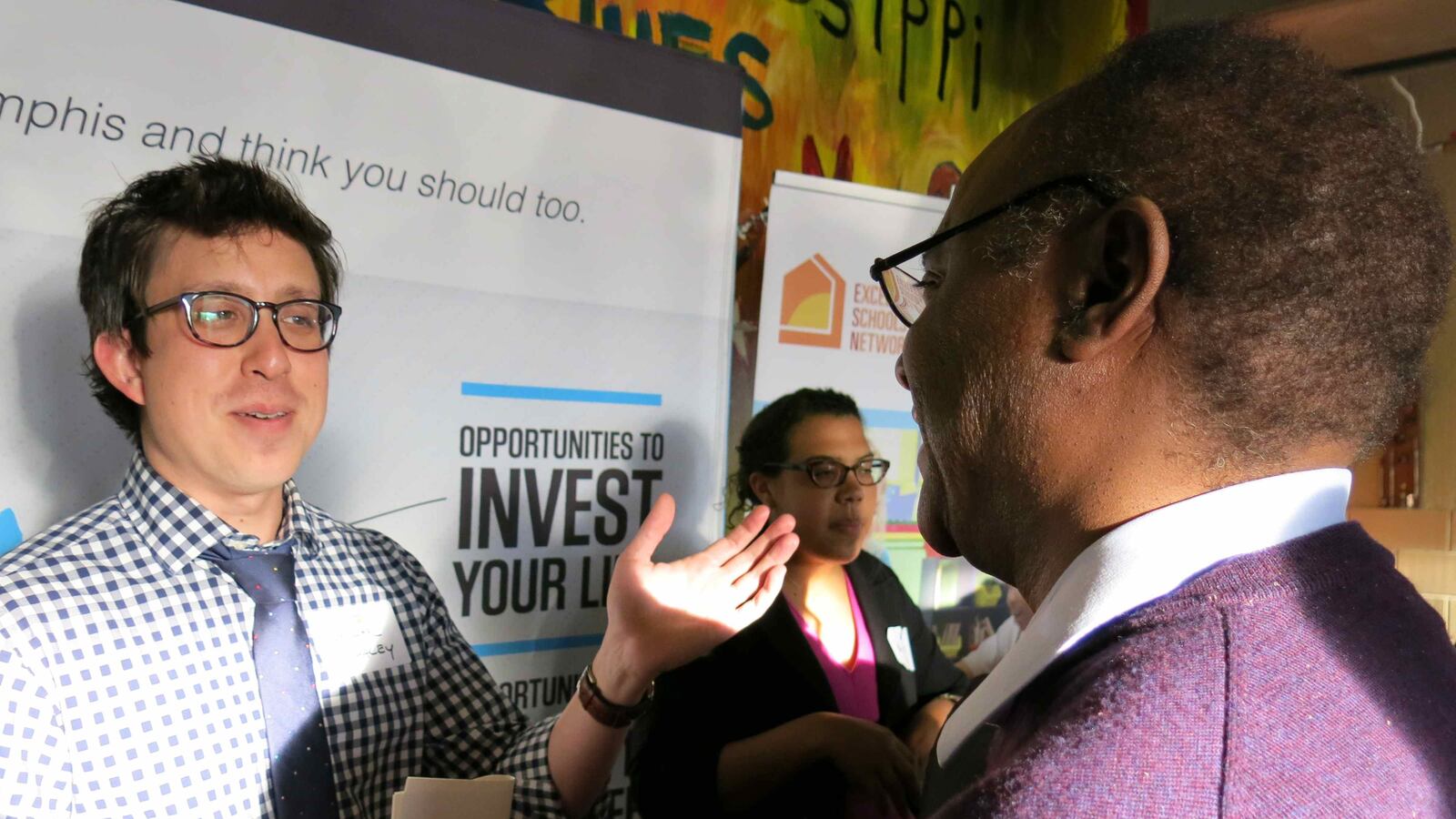 Memphis College Prep Executive Director Michael Whaley holds a handful of candidate's resumes while he searches for the right teacher for the charter school. The school is in its fourth year of operation and is looking to hire five to seven teachers for the upcoming school year. The school serves kindergarten through third grade and will be adding fourth grade in the new academic year.