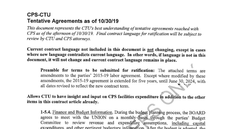 Here’s the full tentative agreement that Chicago’s teachers union delegates have approved