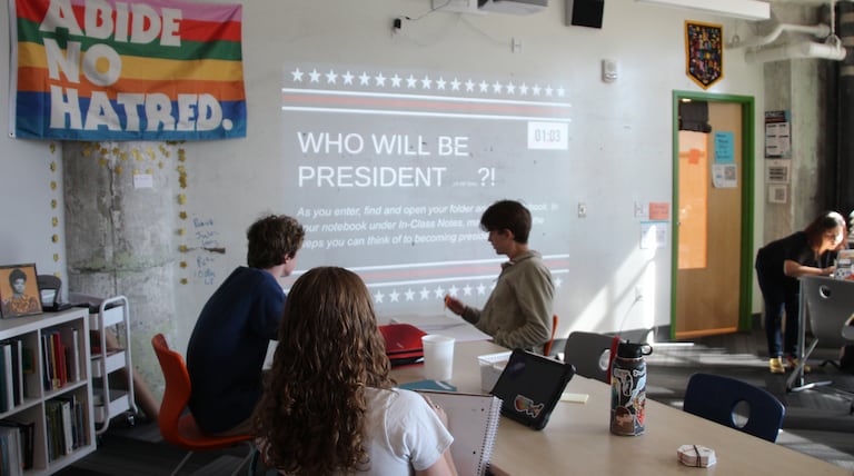 Mock elections, debates, arguments: Here’s how educators are teaching the 2024 presidential election