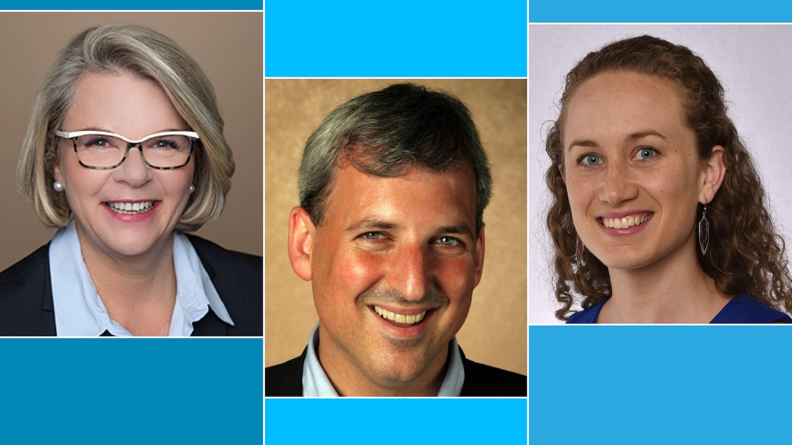 L-R: Margaret Spellings, Jon Schnur, Sarah Darville