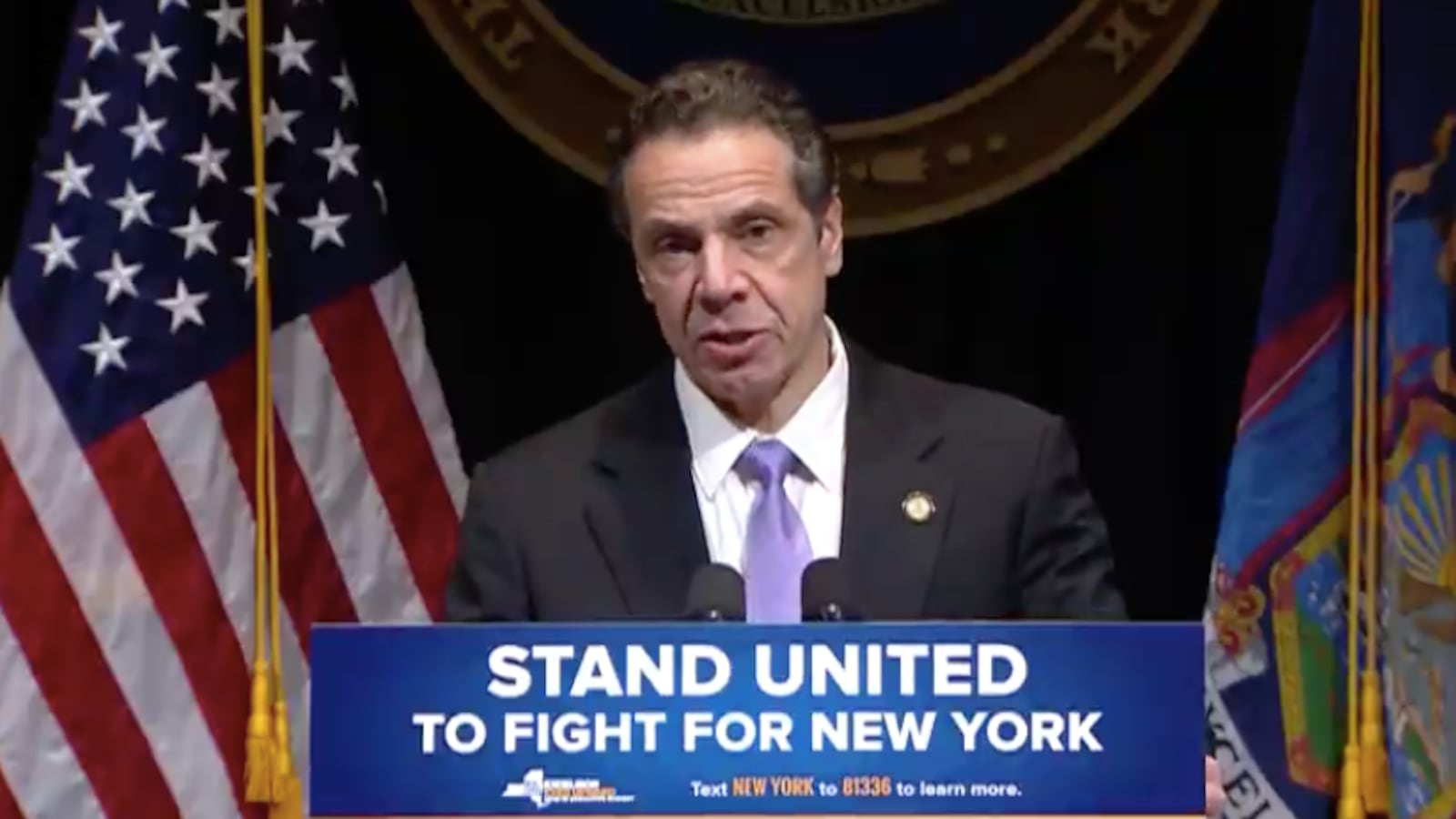Governor Andrew Cuomo delivers his executive budget address.