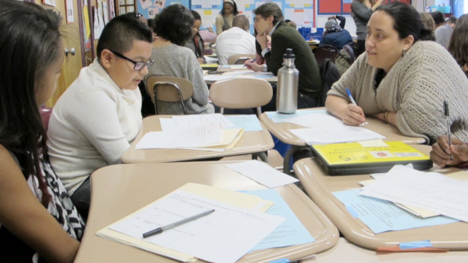 Teachers gathered in New York City