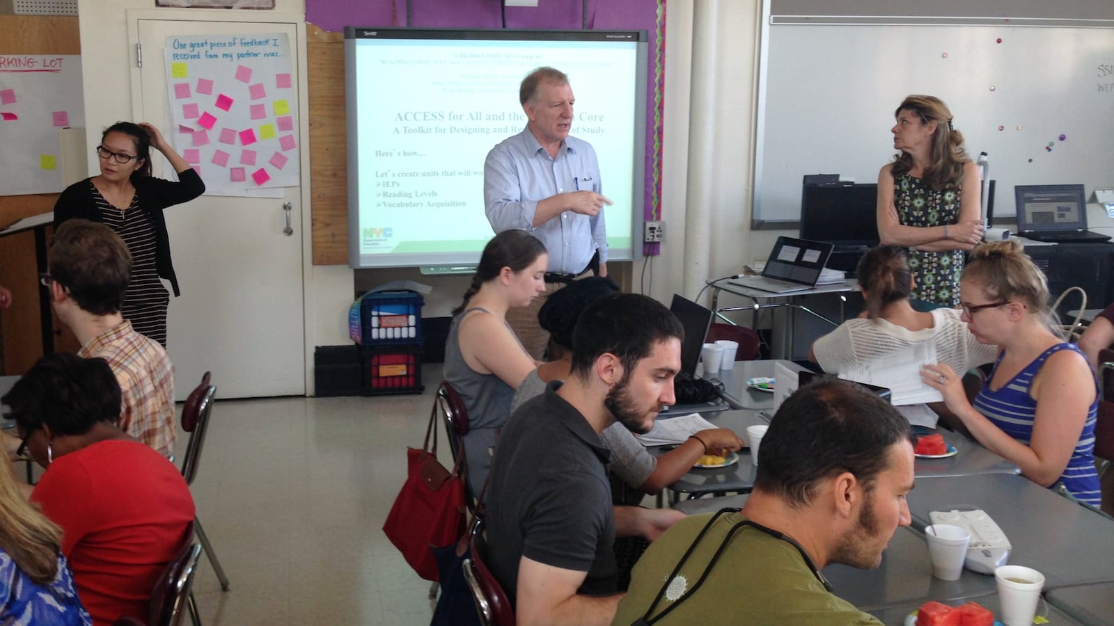 A summer teachers workshop organized by the N403 school-support network.