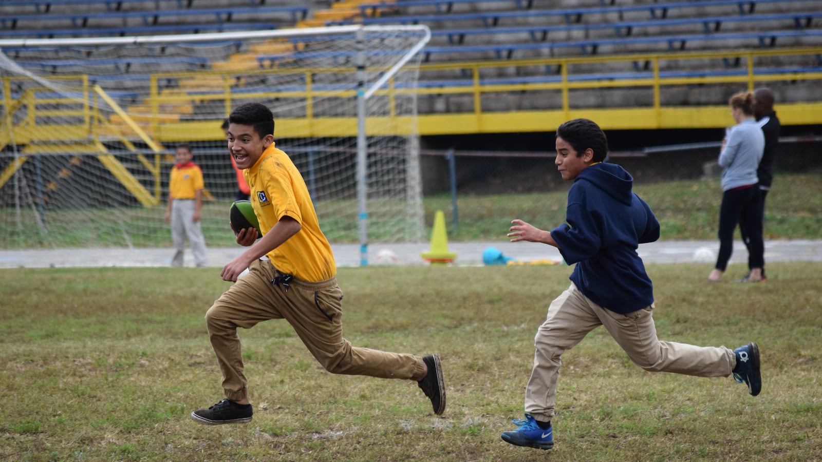 Nashville students play during recess at a charter school operated by LEAD Public Schools.