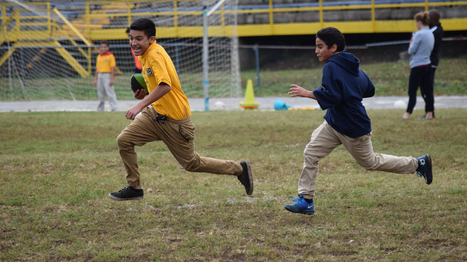 Nashville students play during recess at a charter school operated by LEAD Public Schools.