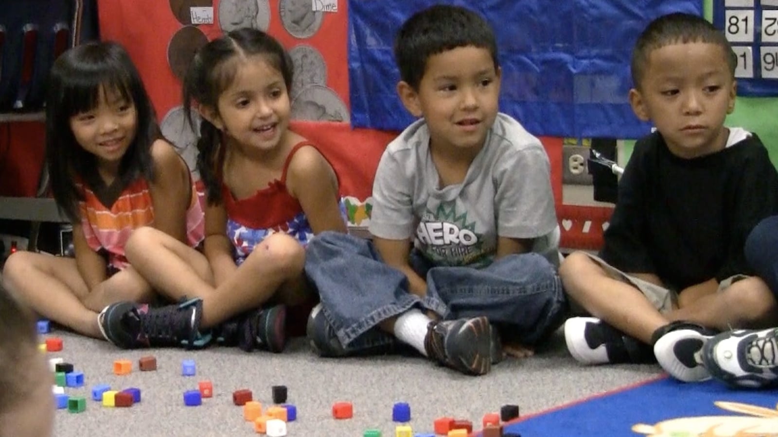 File photo of kindergarten students at Laredo Elementary in Aurora.