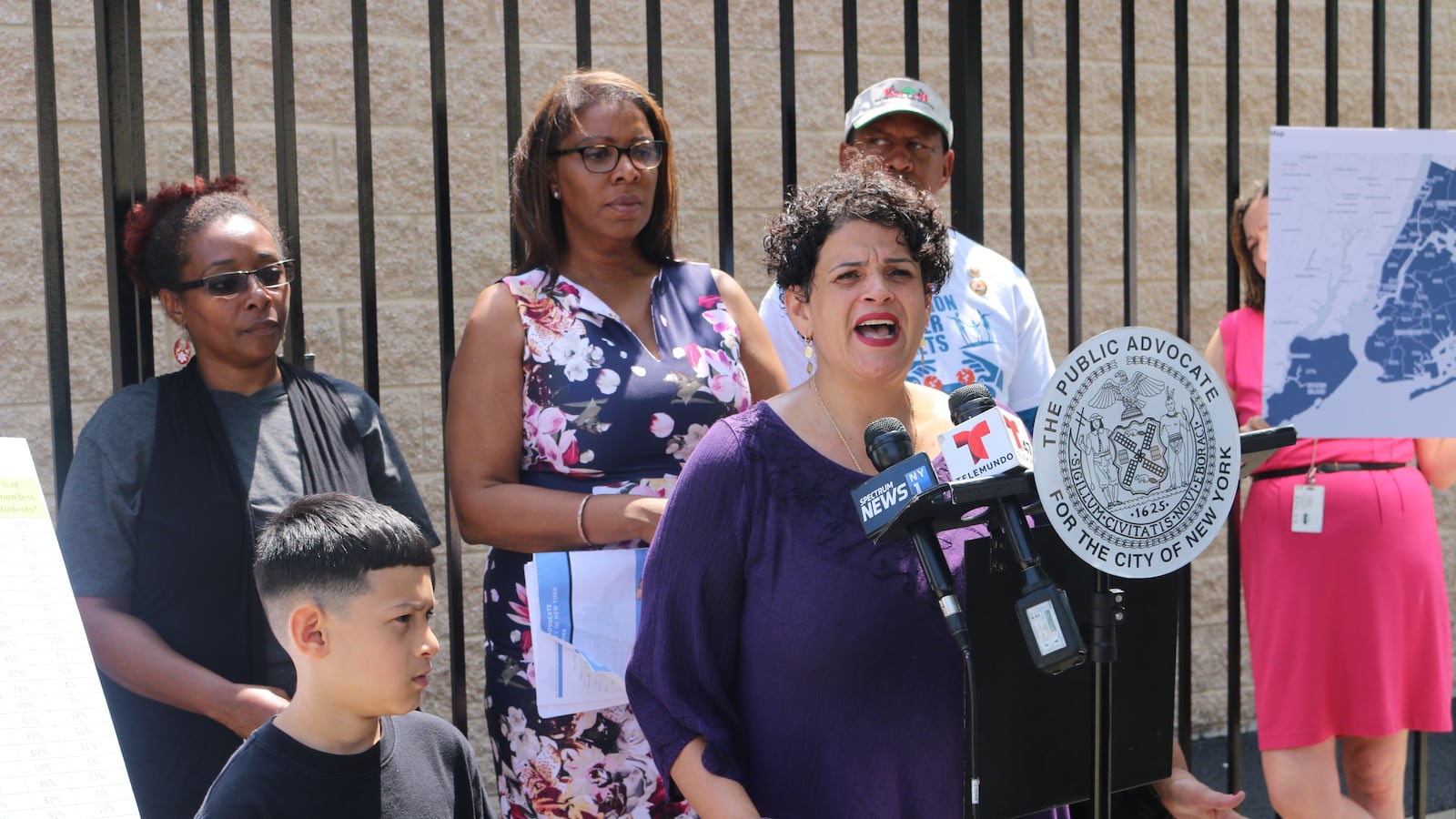 Gloria Alfinez with her son, a rising fourth-grader with special needs, who she says did not receive appropriate services.