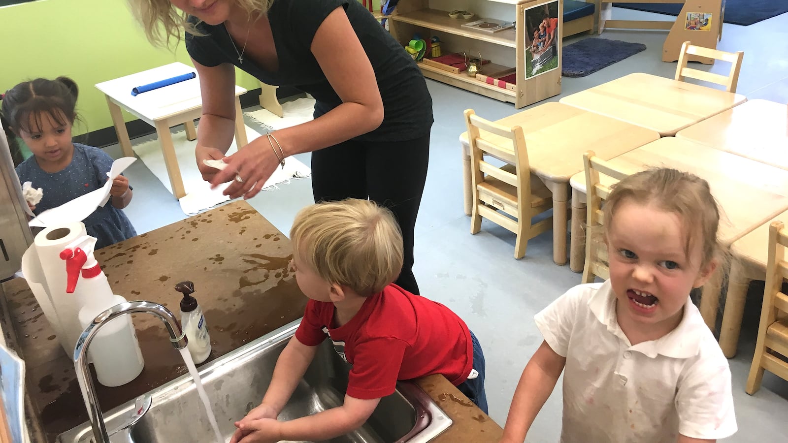 Malanna Newell is a toddler teacher at the Mile High Early Learning center in Denver's Westwood neighborhood. She started as a teaching assistant before taking Mile High's Child Development Associate training last fall.