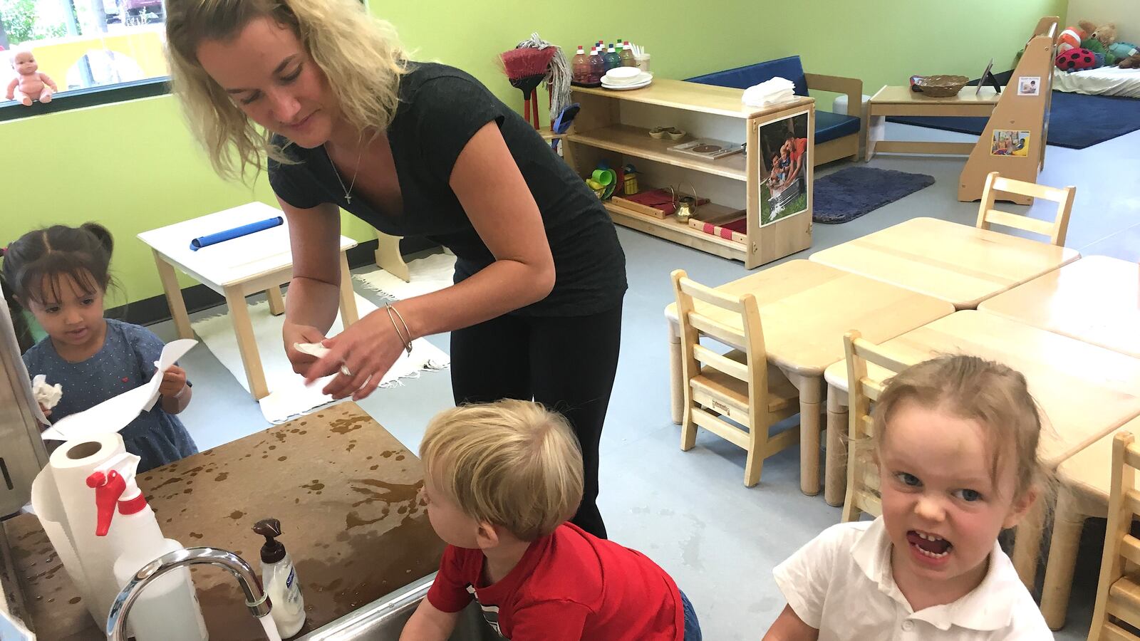 Malanna Newell is a toddler teacher at the Mile High Early Learning center in Denver's Westwood neighborhood. She started as a teaching assistant before taking Mile High's Child Development Associate training last fall.