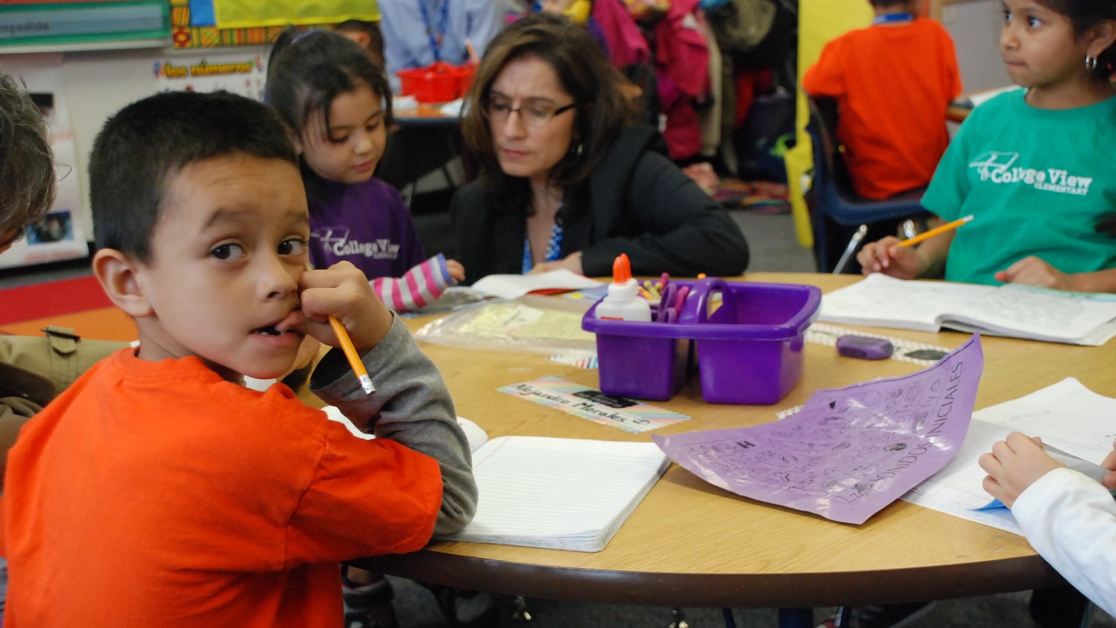 Students at Denver's College View Elementary.