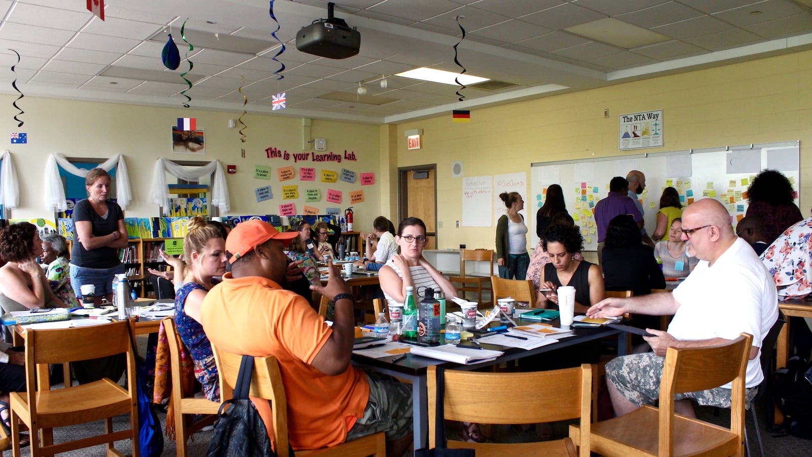 Parents, teachers, and community members from all over the city gathered in National Teachers Academy for a racial equity summit