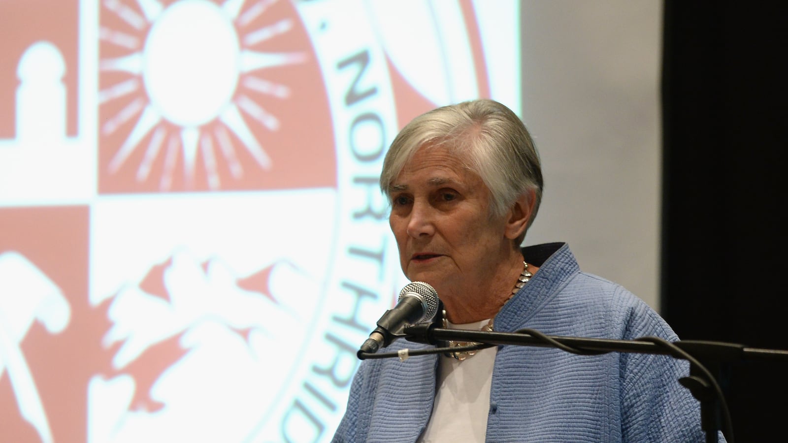 Diane Ravitch speaks at California State University Northridge. (Photo by Michael Buckner/Getty Images)