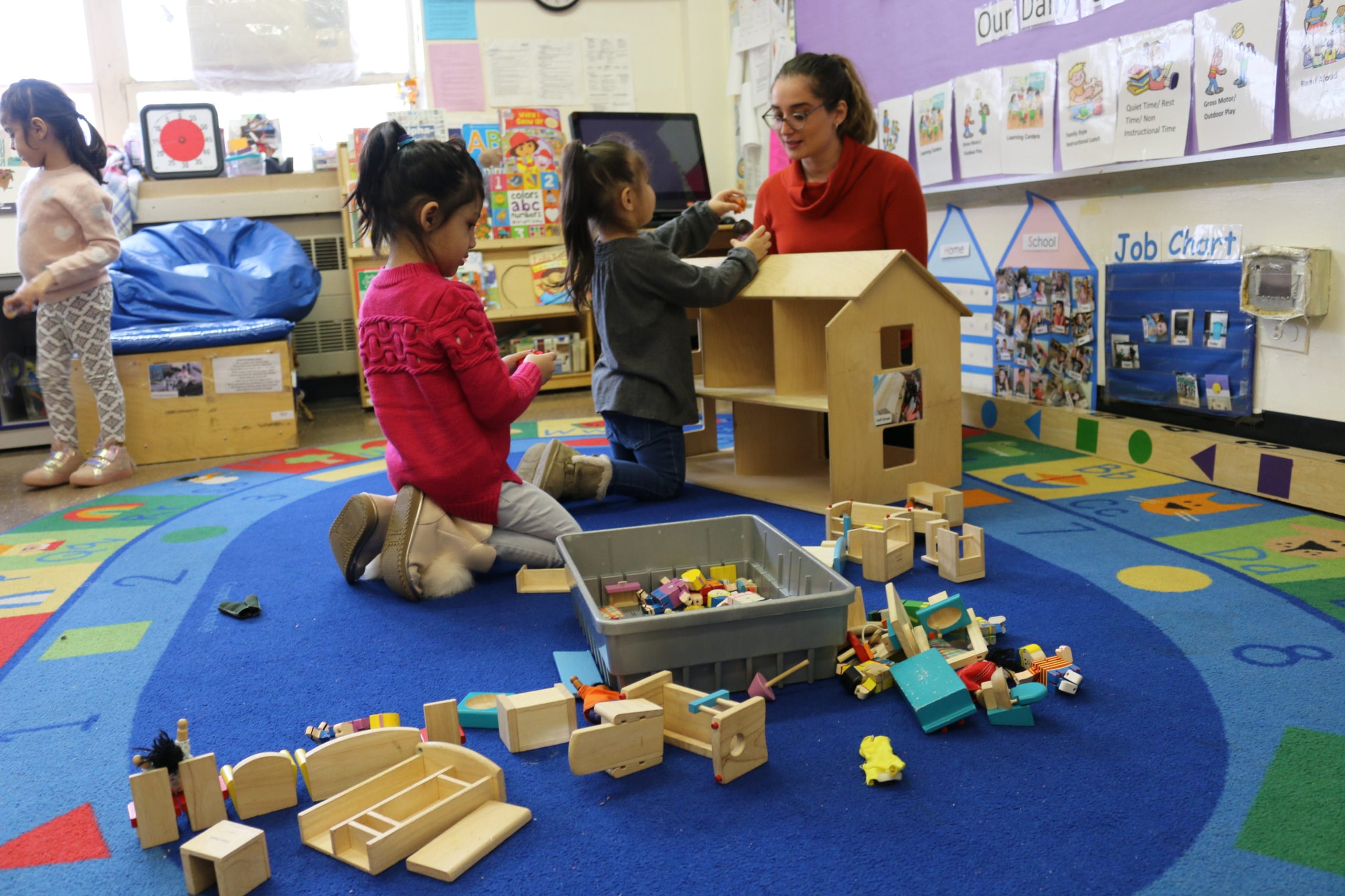 Classroom 12 at HeartShare Taranto in Brooklyn relies on a rotating mix of substitute teachers and other staffers ever since the special education teacher left for a higher-paying job at the education department.