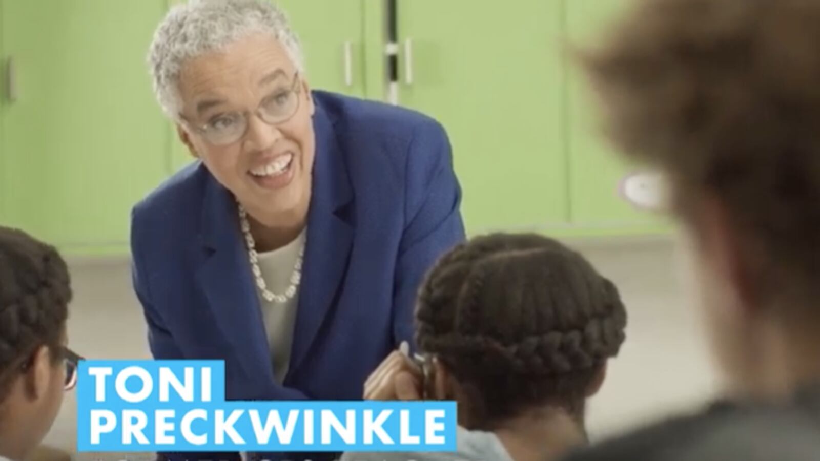 Cook County Board President Toni Preckwinkle this week aired her third advertisement of election season, “Mrs. Preckwinkle."