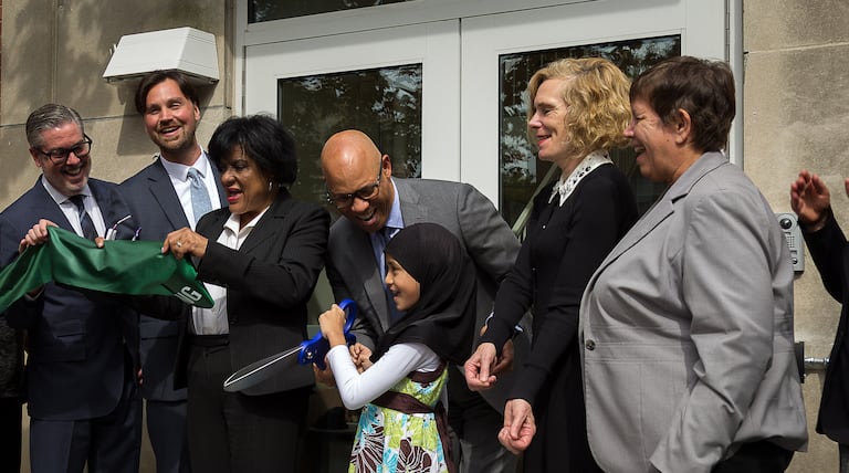 SLA Middle School celebrates opening