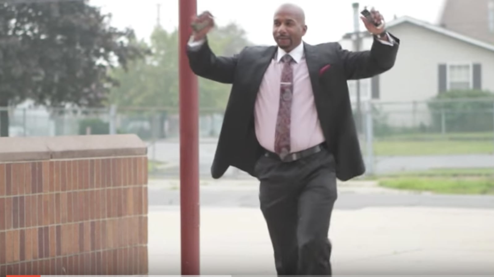 River Rouge Superintendent Derrick Coleman, one of two finalists to become the next leader of the Detroit Public Schools Community District, appeared in a 2012 video that called him a "school superhero."