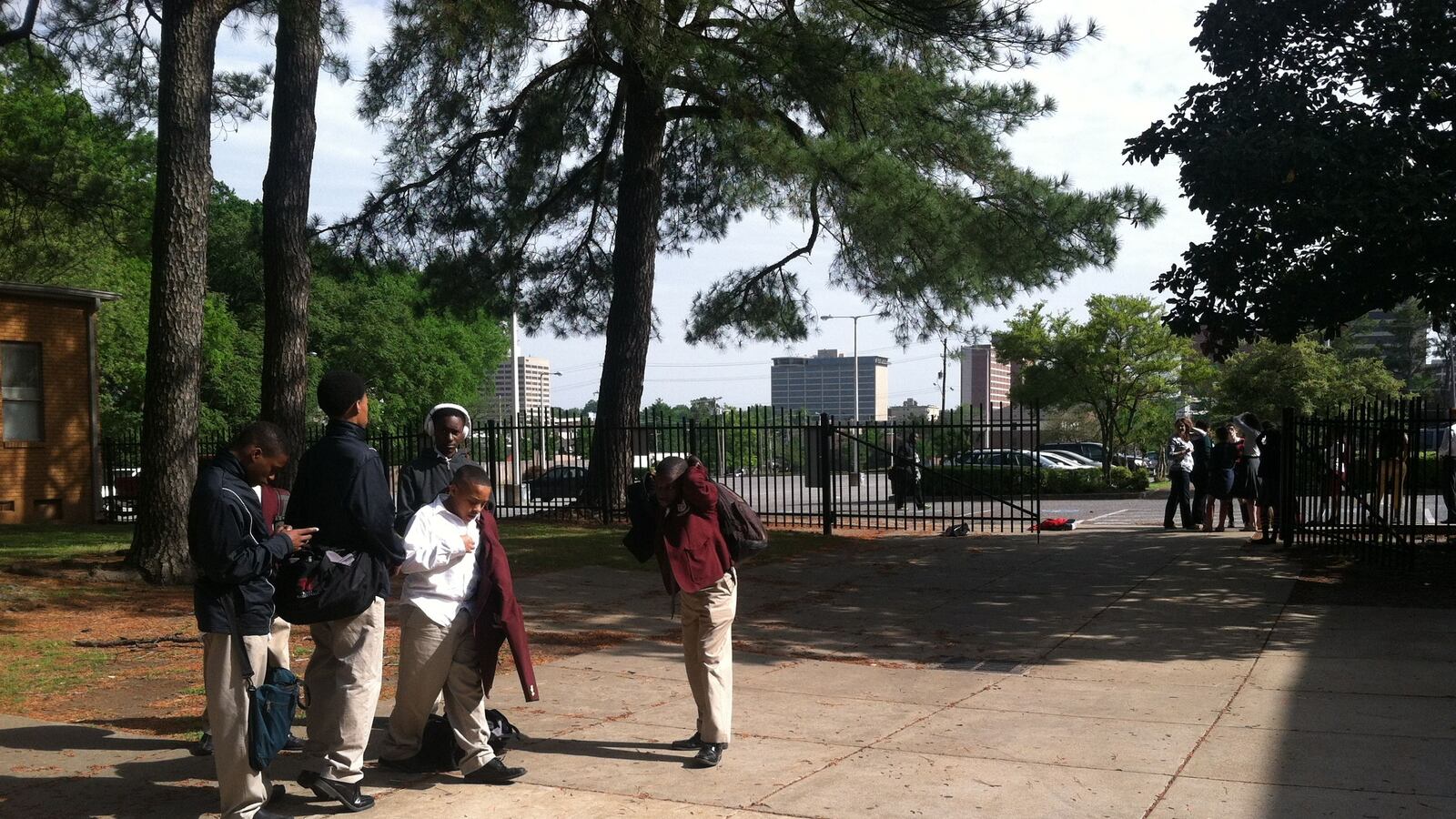 Students leave the Memphis Academy of Science and Engineering during state testing week in 2014. The school is on the state's priority list and would be eligible for turnaround initiated by parents if a "parent trigger" bill becomes law through the Tennessee General Assembly.