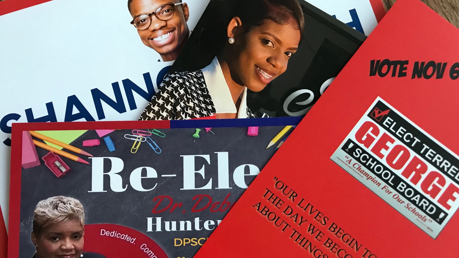 Eight candidates are running for two open seats on the Detroit school board.