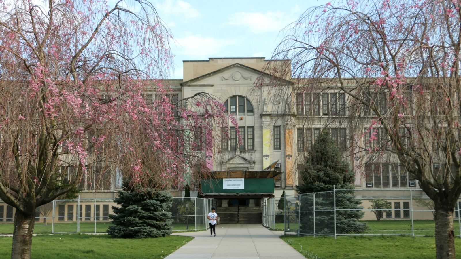 John Adams High School in Queens.
