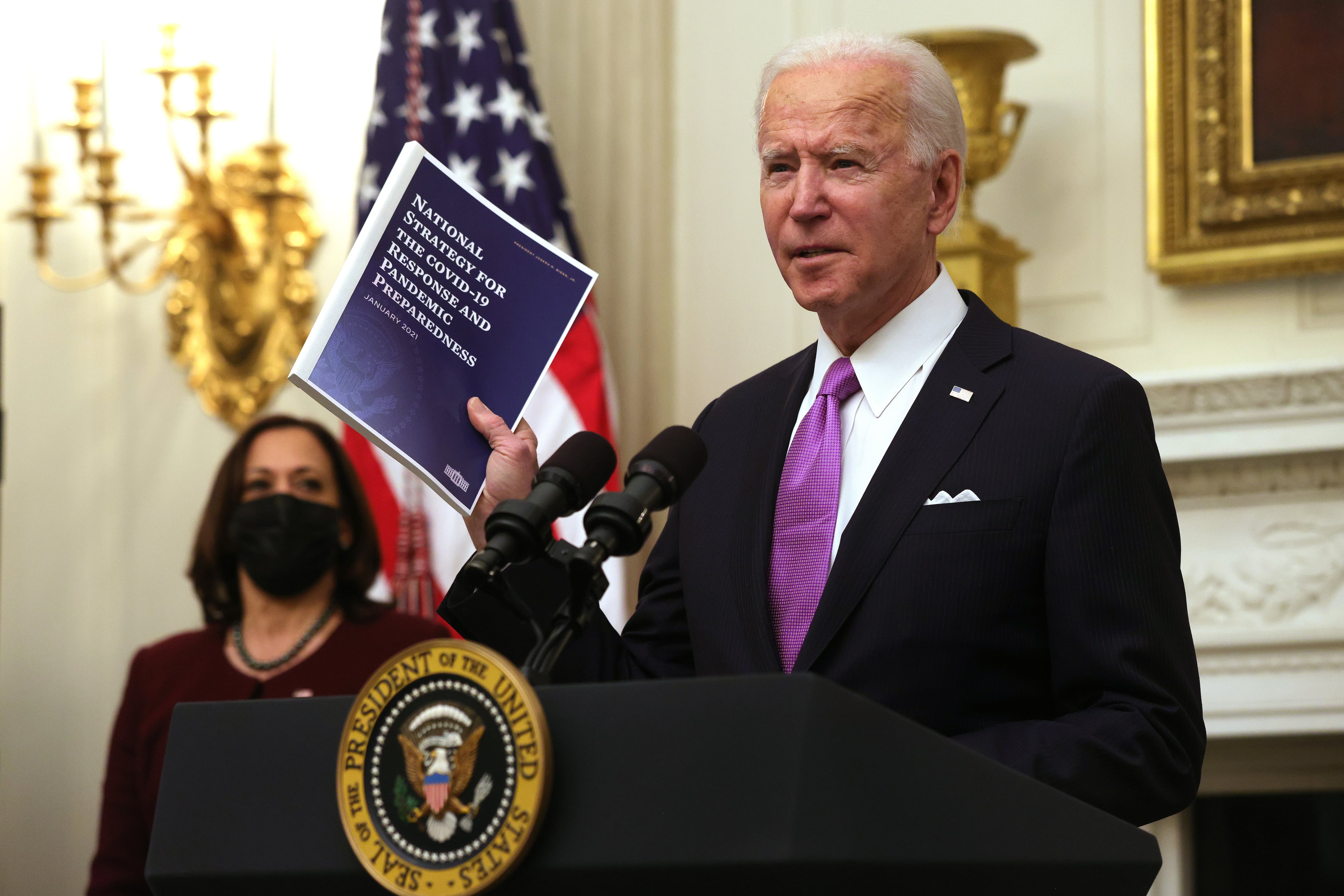 President Biden unveiled his national strategy for reopening schools on January 21, 2021.