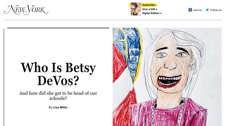 ‘Underperformer,’ ‘bully,’ and a ‘mermaid with legs’: NYMag story slams Betsy DeVos