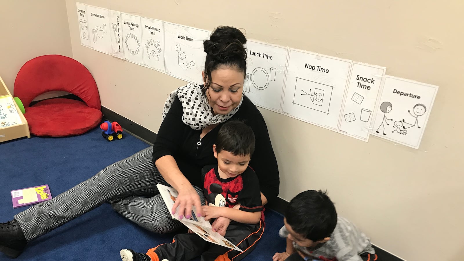 Evangelina De La Fuente, worries that the Head Start her 3-year-old twin grandsons attend could close or change. "The babies are secure and they’re happy and they’re well fed and they’re well taken cared for. It’s scary to think it could change," she said.