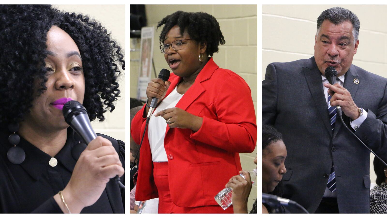 Shayvonne Anderson, A'Dorian Murray-Thomas, and Tave Padilla were elected to the Newark school board Tuesday.