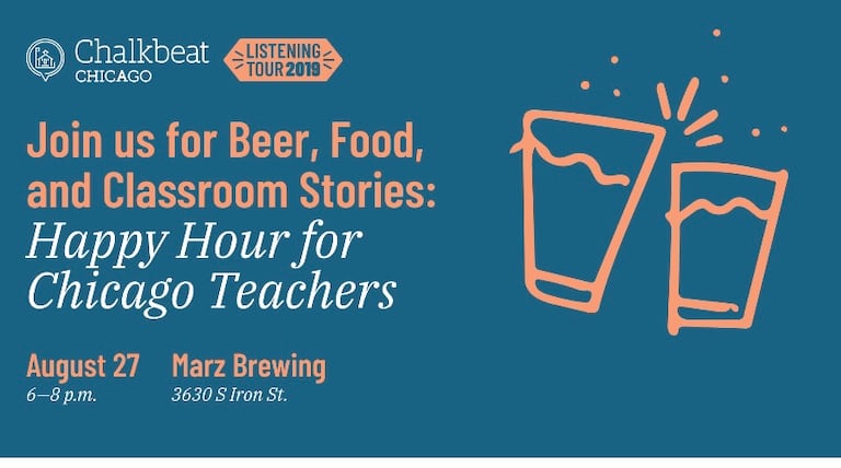 Chicago educators — join us for Chalkbeat happy hour