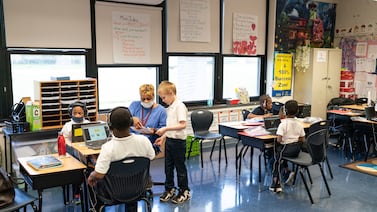 Illinois school districts are struggling to find qualified teachers, survey says.