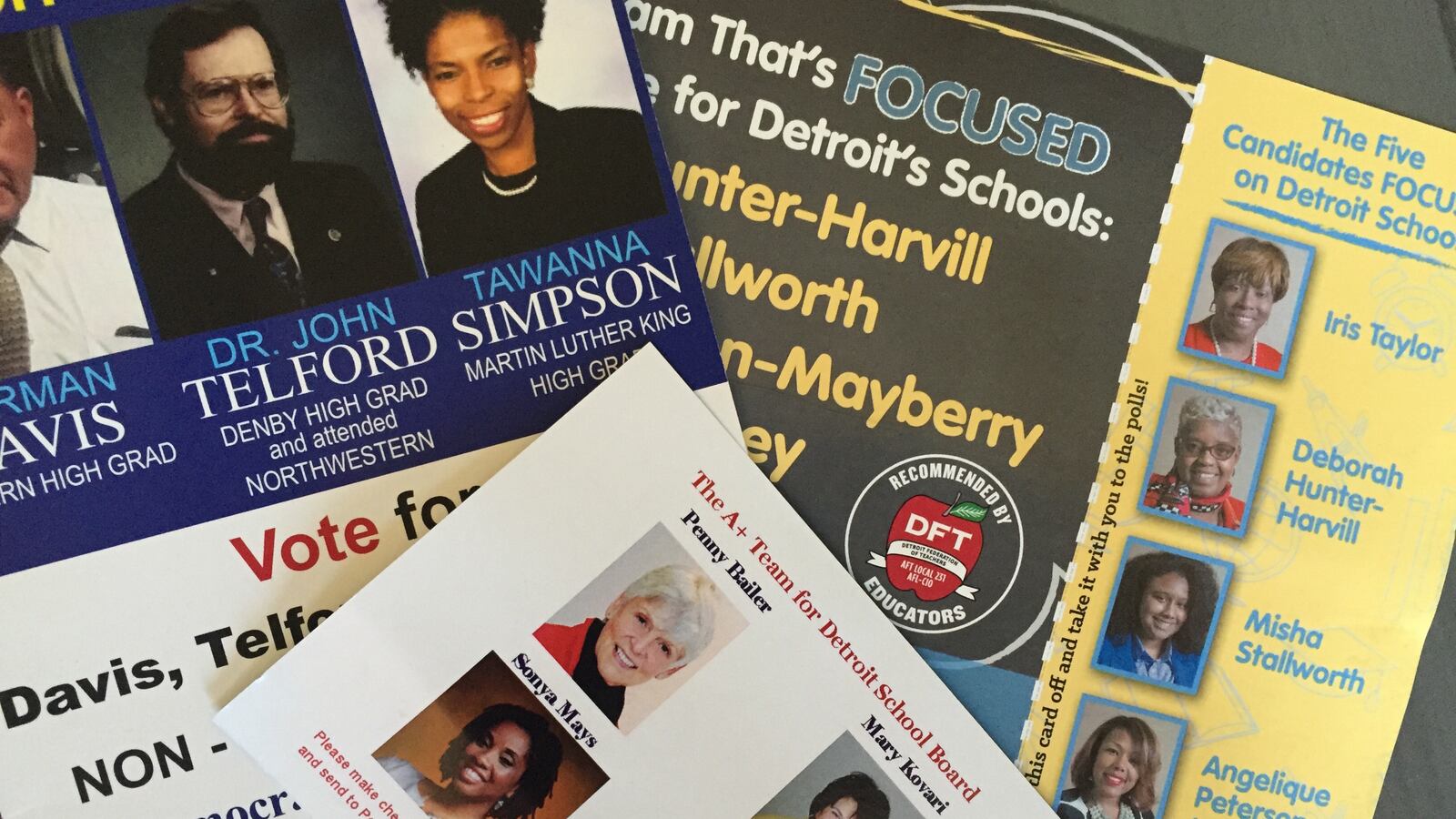 Detroit voters will have to choose among 63 candidates to fill seven seats on the new Detroit school board.