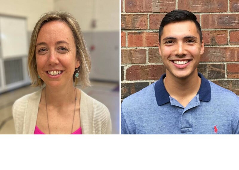 Two people smile at the camera in side-by-side headshot photos.