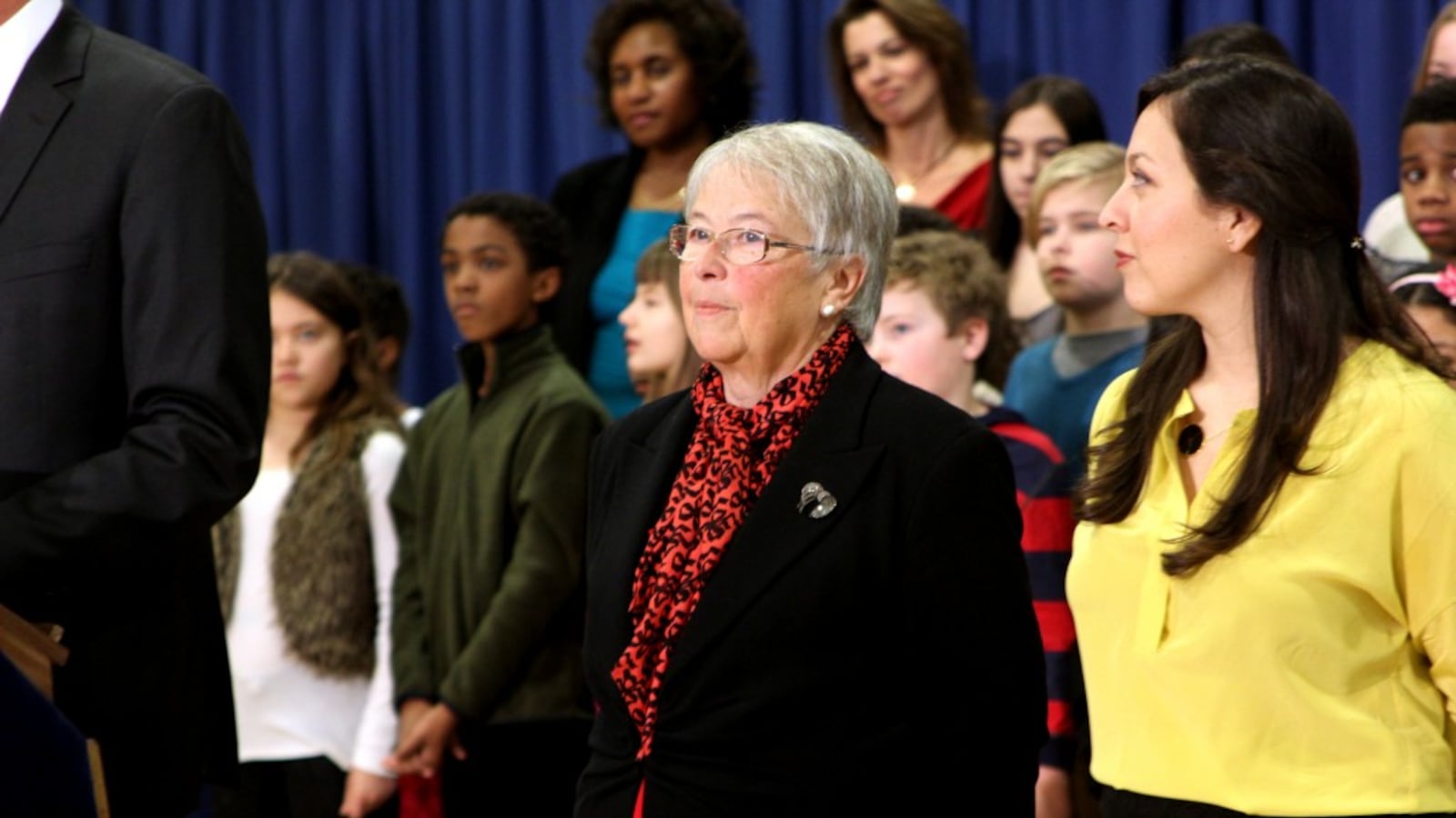 Carmen Fariña at an event this month where she was named schools chancellor.